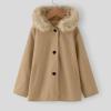 Girls' Dress Coats, Toddler Girls Winter Windproof Coat Jacket Kids Warm Fleece Outerwear Jacket (e-Khaki, 3-4 Years) view 2