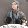 Kids Winter Gloves for Boys Girls Children Toddler Thermal Wool Knit Gloves with Insulated Fleece Lining Keep Hand Warm Gift view 2