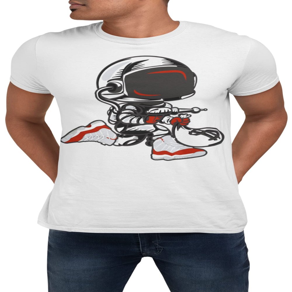- 11 Cherry Red Men's T Shirt to Match -s, Tshirts to Match - 11s