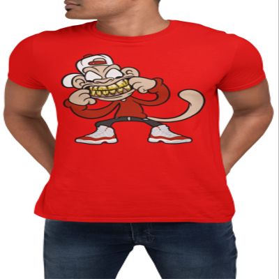 - 11 Cherry Red Men's T Shirt to Match -s, Tshirts to Match - 11s