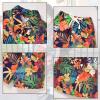 HINTINA Toddler Little Boy Shorts Set Hawaiian Outfit Short Sleeve Palm Leaf Shirt Summer Clothes Set Suit 2-3T view 4