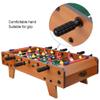Mini Foosball Table, 20 Inch Table Top Football Table Soccer Game with Footballs and Score Keepers, Wooden Soccer Game Tabletop for Kids Adults Game Room Family view 3