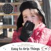 Kids Winter Gloves for Boys Girls Children Toddler Thermal Wool Knit Gloves with Insulated Fleece Lining Keep Hand Warm Gift view 4
