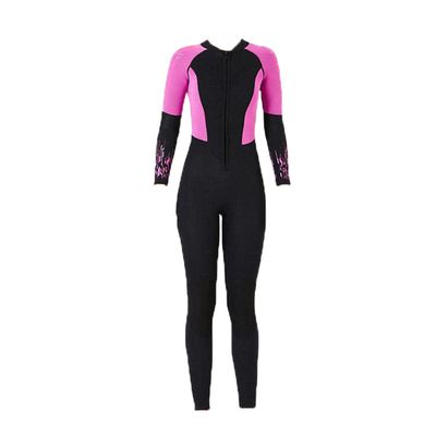 Men's Wetsuit 3mm Warm Long-sleeved Neoprene Wetsuit Full Length Ladies Wetsuit/441 (Color : Powder, Size : M)