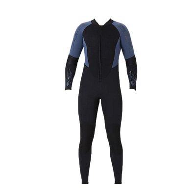 Men's Wetsuit 3mm Warm Long-sleeved Neoprene Wetsuit Full Length Ladies Wetsuit/441 (Color : Azul, Size : 3XL)
