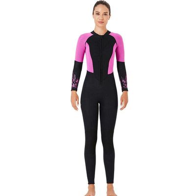 Men's And Women's Neoprene 3mm Full Wetsuits, Sunscreen And Warm Wetsuits For Water Sports/440 (Color : Powder, Size : M)