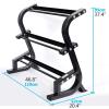 BELUND Dumbbell Rack Stand Weight Rack Adjustable Dumbbell Bench-1300 LBS Load-Bearing Heavy Duty Steel Dumbbell Tree for Home Gym view 2