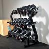 BELUND Dumbbell Rack Stand Weight Rack Adjustable Dumbbell Bench-1300 LBS Load-Bearing Heavy Duty Steel Dumbbell Tree for Home Gym view 4
