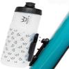 Peaty's Fidlock Lockin Magnetic Bike Water Bottle & Mount, Crown/Clear, 600 ml/ 20 oz. view 2