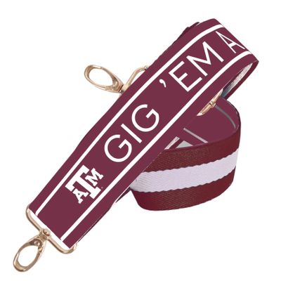 Desden Texas A&M Aggies Patterned 1.5" Purse Strap