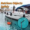 Telescoping Boat Hook Pole for Docking // 5-12 ft Extension Push Pole for Boating // Aluminium Dock Pole with Hook // Multi-Purpose Telescopic Pole: Non-Slip, Durable, Floating, Lightweight & Sturdy view 4