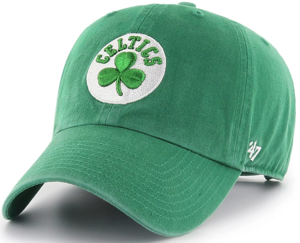 '47 NBA Unisex-Adult Clean Up Adjustable Hat Cap One Size Fits All (Boston Celtics) Multi