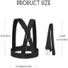 OYINDIZ Sled Harness, Weight Speed Sled Workout Tire Pulling Harness Resistance and Assistance Trainer Physical Training Resistance Rope Football Training Equipment Harness for Men and Women (13.1FT) view 3