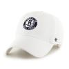 '47 NBA Unisex-Adult Clean Up Adjustable Hat Cap One Size Fits All (Brooklyn Nets White) view 1