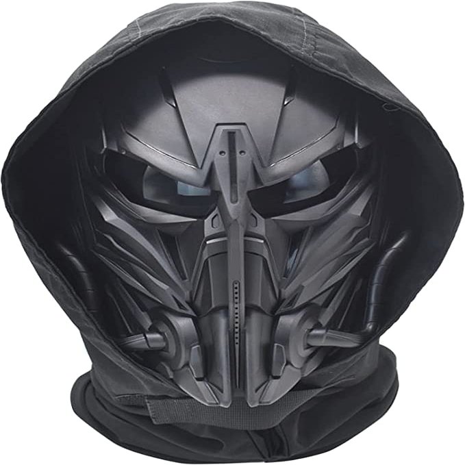 Aifordge Tactical Airsoft Full Face Mask Dual Mode mask with Eye Protection for Airsoft Helmet Apply to Airsoft Paintball Cosplay Costume Party