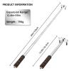 Scott Edward Retractable Billiards Bridge Pool Stick with 3 Pieces Removable Bridge Head,Stainless Steel Material Billiards Pool Accessory for Pool Table view 3