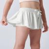 3 Pack Girls Flowy Shorts with Spandex Liner 2-in-1 Youth Butterfly Skirts for Fitness, Running, Sports (Set 2, X-Large) view 3