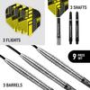 Harrows NX90 Darts, 90% Tungsten Steel Tip Darts Set, Includes High-Grade Shafts, Aerodynamic Dart Flights, Available in Sizes 21g, 22g, 23g, 24g, 25g & 26g view 2