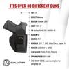 1791 GUNLEATHER Ballistic Nylon IWB Holster, CCW Gun Holster - Fits Sig Sauer P230, P365, P365X, Glock 43, G42 and Ruger LC9 view 3