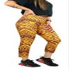 Zubaz NFL Women's 2 Color Capri Legging, Washington Commanders, X-Small view 1