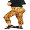 Zubaz NFL Women's 2 Color Capri Legging, Washington Commanders, X-Small view 2