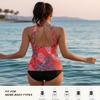 Holipick High Neck Tankini Top Bathing Suit Tops for Women Tummy Control Tank Tops Swimsuits Red Floral 24 Plus view 4