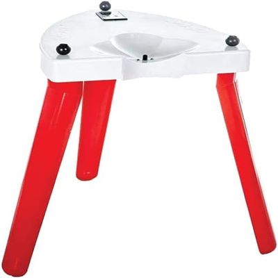 Gamebreaker QB-TEE - Football Quarterback Training Tee with Programmable Timer, Loud Indoor/Outdoor Buzzer, Lightweight Portable Design, and Two Position Ball Cradle
