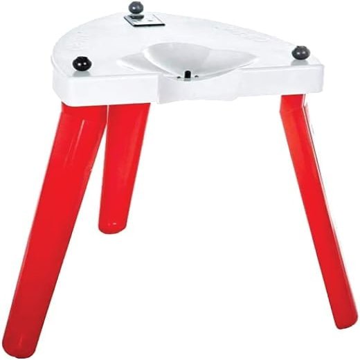 Gamebreaker QB-TEE - Football Quarterback Training Tee with Programmable Timer, Loud Indoor/Outdoor Buzzer, Lightweight Portable Design, and Two Position Ball Cradle