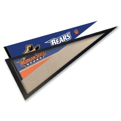 College Flags & Banners Co. Morgan State University Pennant and Wood Pennant Frame
