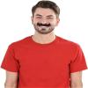 Chochkees 18 Halloween Fake Mustaches Bulk Self Adhesive Novelty Mustaches Stickers French Pirate Detective Beard Costume Face Stickers for Halloween Mexican Fiesta Party Favors view 3