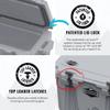 Cordova Outdoors Basecamp Class Hard Cooler - Insulated, Rotomolded Ice Chest, Snowcap, 20 qt view 4