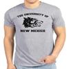 University of New Mexico Apparel UNM Lobos Vintage Wolf Lobo Louie Shirt Premium Super Soft Heather Light Grey T Shirt Comfy Tee for Men and Women (X-Large) view 2