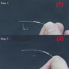 100PCS Single Barrel Crimp Sleeves Copper Tube Fishing Line Rigging Tackle Wire Rope Clips Tube Connector Fishing Wire Sleeves 1.8mm view 2