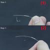 100PCS Single Barrel Crimp Sleeves Copper Tube Fishing Line Rigging Tackle Wire Rope Clips Tube Connector Fishing Wire Sleeves 1.2mm view 2