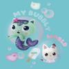 Fifth Sun Gabby's Dollhouse My Bubbly World Girls Short Sleeve Tee Shirt, Tahiti Blue view 2