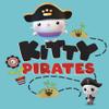 Fifth Sun Gabby's Dollhouse Kitty Pirates Girls Short Sleeve Tee Shirt, Tahiti Blue view 2