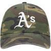 47 Oakland Athletics Camouflage Clean Up Adjustable Cap - MLB, Adjustable, Camo Relaxed Fit Baseball Hat view 2