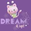 Fifth Sun Gabby's Dollhouse Dream It Up Girls Short Sleeve Tee Shirt, Purple Berry view 2
