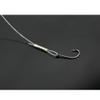 100PCS Single Barrel Crimp Sleeves Copper Tube Fishing Line Rigging Tackle Wire Rope Clips Tube Connector Fishing Wire Sleeves 1.6mm view 4