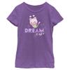 Fifth Sun Gabby's Dollhouse Dream It Up Girls Short Sleeve Tee Shirt, Purple Berry view 1