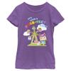 Fifth Sun Gabby's Dollhouse Purrfect Day Girls Short Sleeve Tee Shirt, Purple Berry view 1