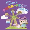 Fifth Sun Gabby's Dollhouse Purrfect Day Girls Short Sleeve Tee Shirt, Purple Berry view 2