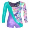 Daenrui Kids Girls Gymnastics Leotards Long Sleeve Dance Biketards Shorts Unitards Active Tumbling Outfits Type+B 14 Years view 2