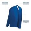 Holloway Mens Clubhouse Pullover Jackets, Royal/White, 3X-Large US view 4