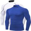 2/3 Pack Men's Compression Shirts Long Sleeve Workout Shirts Mock Turtleneck Athletic Base Layer Active Undershirts Tops view 1