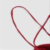 2022 Women's Dresses Strappy Yoke Draped Front Satin Cami Dress Women's Dresses (Color : Red, Size : X-Small) view 4