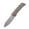 Petrified fish PFE05 Flavorist,3.15" K110 Satin Blade, 94g Micarta Handle Front Flipper Liner lock Folding knife (Khaki-S) view 1