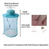HunterBee Mosquito Head Net Hat - Bug Cap Veil Mesh Protection with Hidden Netting for Dog Grooming Beekeeping Hiking Women Aqua Green view 4