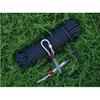 10mm Climbing Rope Outdoor Static Rock Rope High Strength Safety Rappelling Rope 32ft 66ft 131ft 262ft 525ft Heavy Duty Rope for Hiking Mountaineering Training Rescue Fire Escape ( Color : Black , Siz view 1