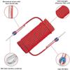 10mm Climbing Rope Outdoor Static Rock Rope High Strength Safety Rappelling Rope 32ft 66ft 131ft 262ft 525ft Heavy Duty Rope for Hiking Mountaineering Training Rescue Fire Escape ( Color : Black , Siz view 3